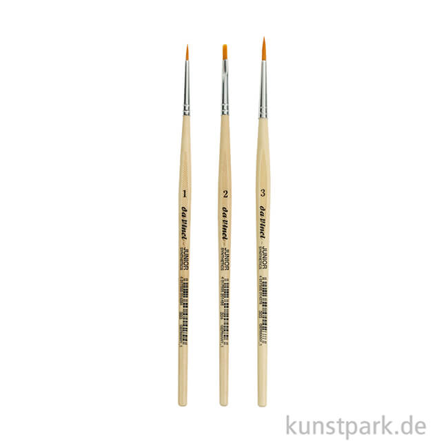 Artikelbild 2 des Artikels “da Vinci JUNIOR Miniatur Pinselset mit 3 Pinseln “