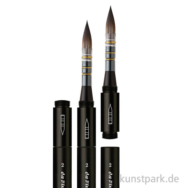 Artikelbild 2 des Artikels “da Vinci Serie 1598T - CASANEO Verwasch- & Aquarell Reisepinsel rund “
