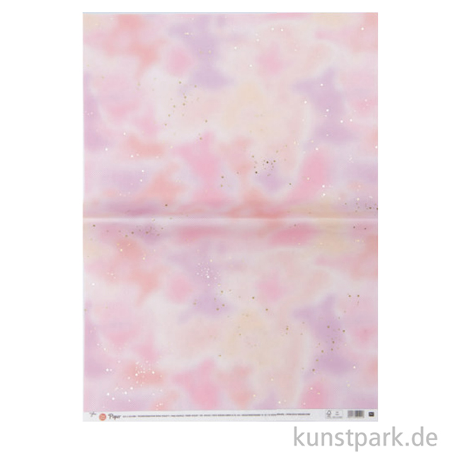 Artikelbild 2 des Artikels “Decoupage Papier - Transformation Rosa-Violett, 3 Stück “