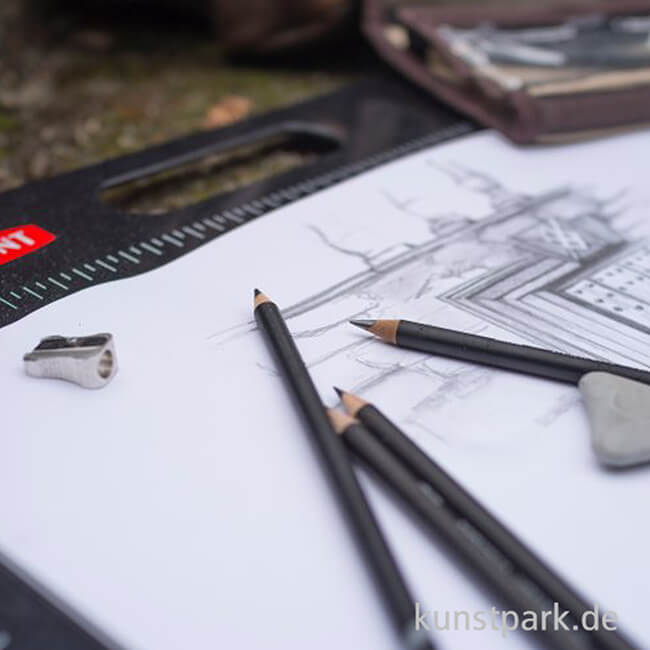Artikelbild 2 des Artikels “Derwent SKETCHING, 6 Graphitstifte mit Anspitzer im Metalletui “