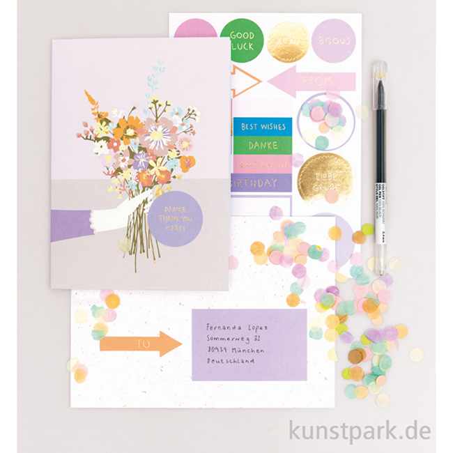 Artikelbild 2 des Artikels “DIY Card - Transformation, Blumenstrauß mit viel Zubehör “