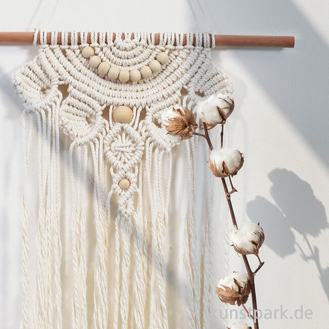 Artikelbild 2 des Artikels “DIY Set - Makramee Wandbehang, Muschel Design “