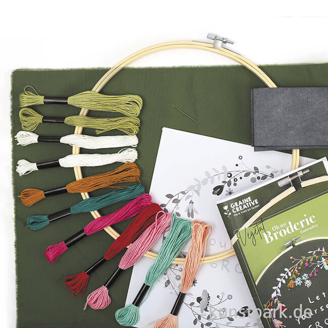 Artikelbild 2 des Artikels “DIY Stickset - Pflanzen Embroidery Kit “