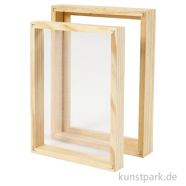 Artikelbild 2 des Artikels “Doppelter Schöpfrahmen zum Papierschöpfen, DIN A5 “