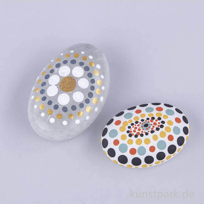 Artikelbild 2 des Artikels “Dot Painting Holzsticks, Länge 14 cm, 7 Stück sortiert “