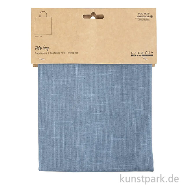 Artikelbild 2 des Artikels “Einkaufstasche aus Baumwolle, Taubenblau, 38 x 42 cm “