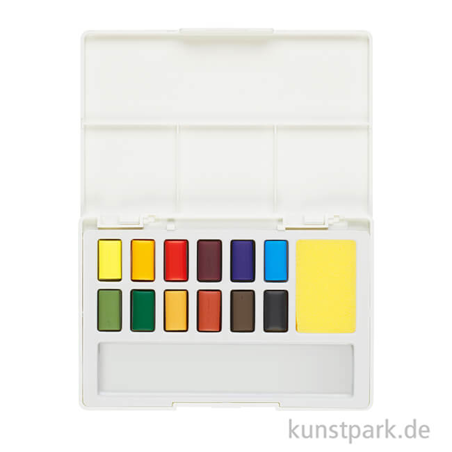 Artikelbild 2 des Artikels “Faber-Castell Aquarellfarben Kasten mit 12 Näpfchen “