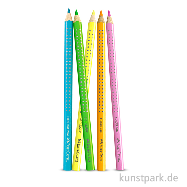 Artikelbild 2 des Artikels “Faber-Castell JUMBO Grip 5er Etui - Neon “