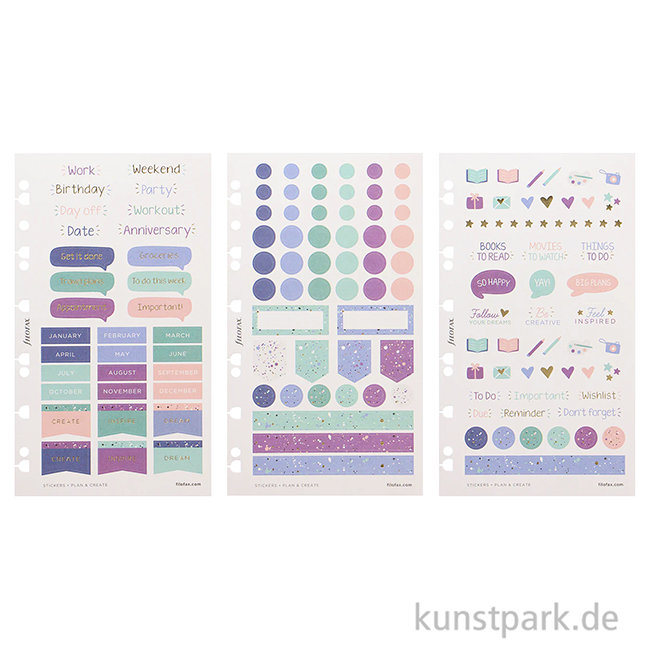 Artikelbild 2 des Artikels “FILOFAX Sticker - Expressions, 6 Stickerbögen “