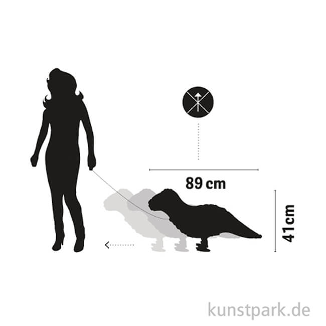 Artikelbild 2 des Artikels “Folienballon laufender Dino, 89x41 cm “