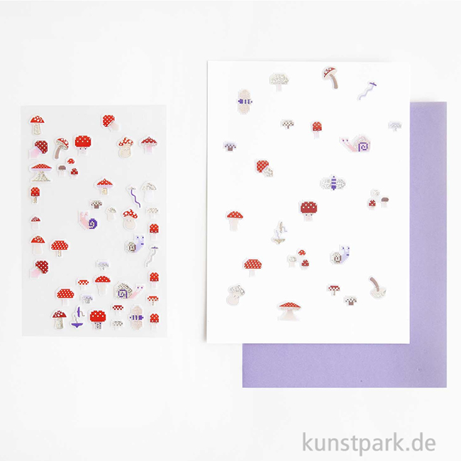 Artikelbild 2 des Artikels “Gelsticker - Shrooom, Pixel, 63 Aufkleber “