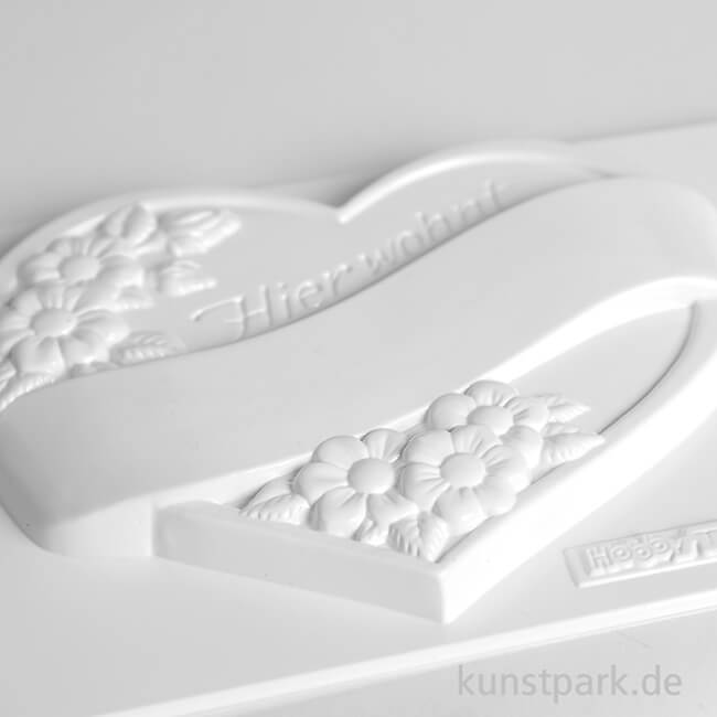 Artikelbild 2 des Artikels “Gießform - Haus-Türschild, Herz “