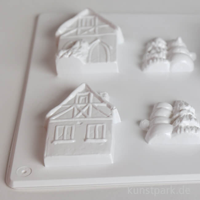 Artikelbild 2 des Artikels “Gießform - Kerzenhalter, Winterlandschaft “