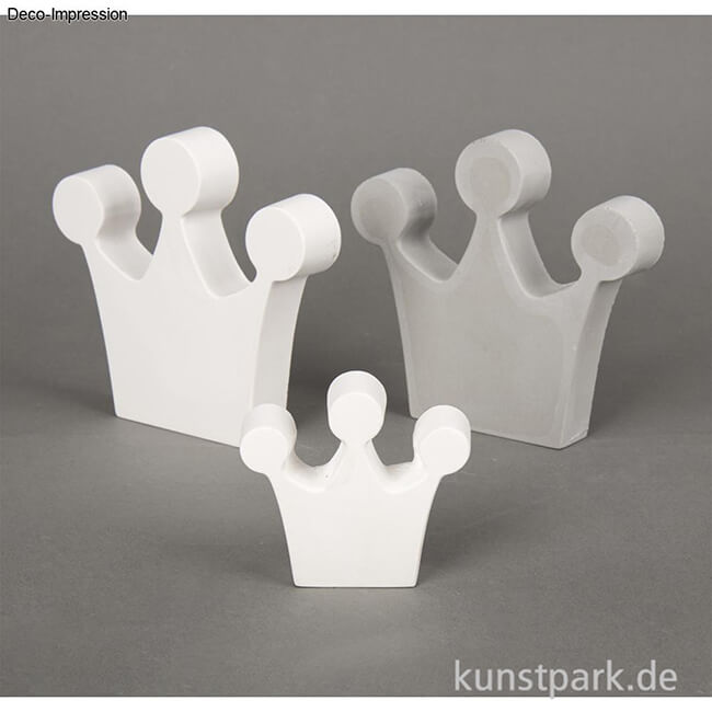 Artikelbild 2 des Artikels “Gießform Kronen, 13 x 12 x 2 cm + 6,5 x 7 x 2 cm “