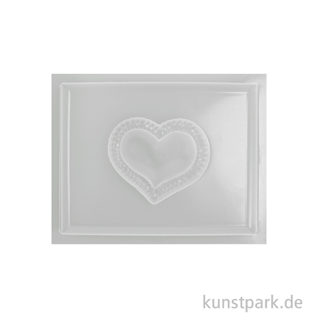 Artikelbild 2 des Artikels “Gießform - Mini Herz mit Spitze, 50 mm “