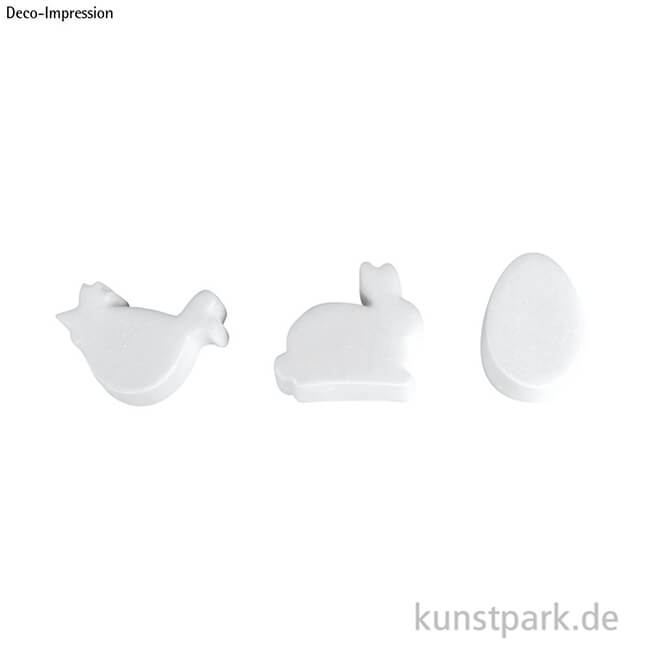 Artikelbild 2 des Artikels “Gießform Ostern - Huhn, Hase, Ei, Motivgröße 5-8 cm “