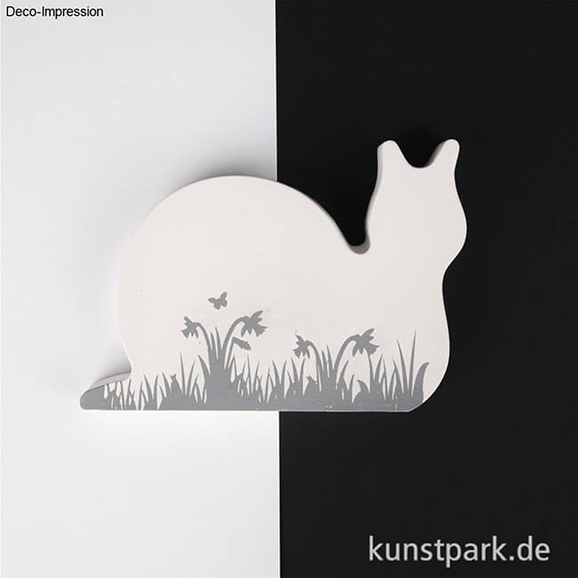Artikelbild 2 des Artikels “Gießform Schnecken, 15,5 x 11 x 2 cm + 9,5 x 6,6 x 2 cm “