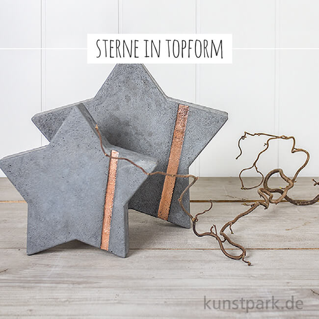 Artikelbild 2 des Artikels “Gießform - Stern mittel - 21,5 x 21,5 cm, Tiefe 4 cm “