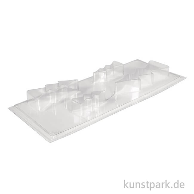 Artikelbild 2 des Artikels “Gießform - Tannenbäume, 4 Motive, 8 - 16 cm, Tiefe 3 cm “