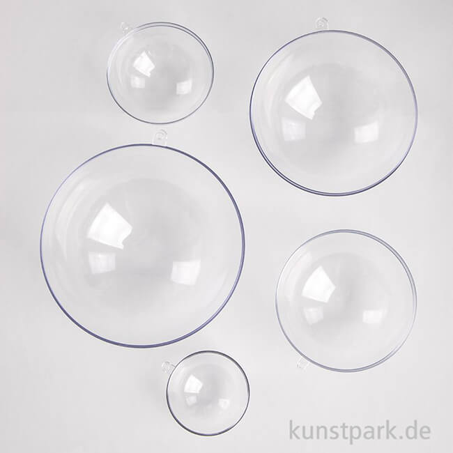 Artikelbild 2 des Artikels “Gießformen Set - Schalen L, 5 Halbkugeln, 6-14 cm Durchmesser “