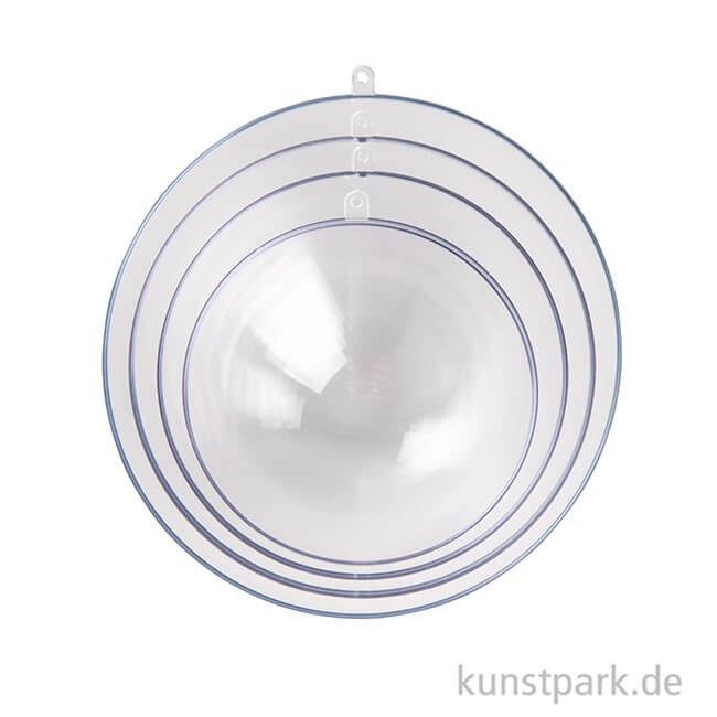 Artikelbild 2 des Artikels “Gießformen Set - Schalen XXL, 4 Halbkugeln, 14-20 cm Durchmesser “