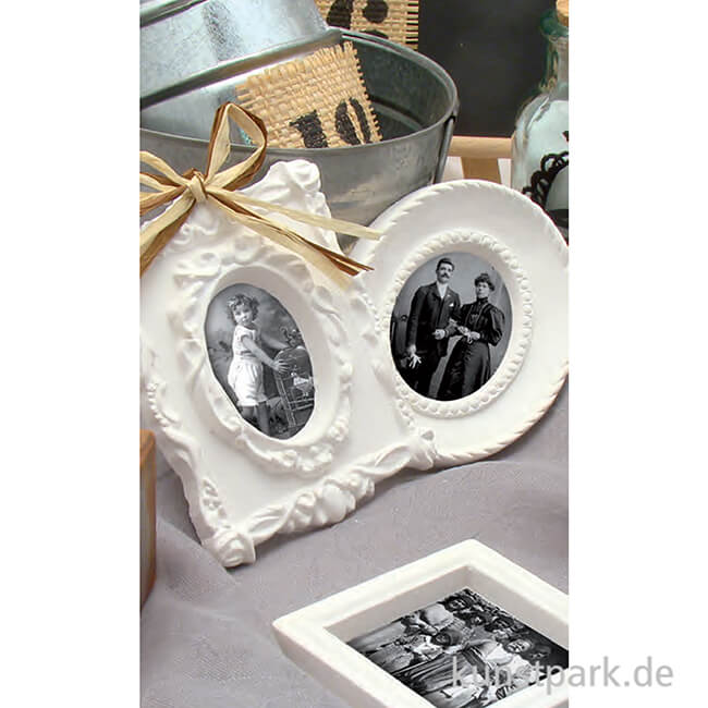 Artikelbild 2 des Artikels “Gipsrahmen - Rechteckig mit Engeln, 70 x 70 x 13 mm “