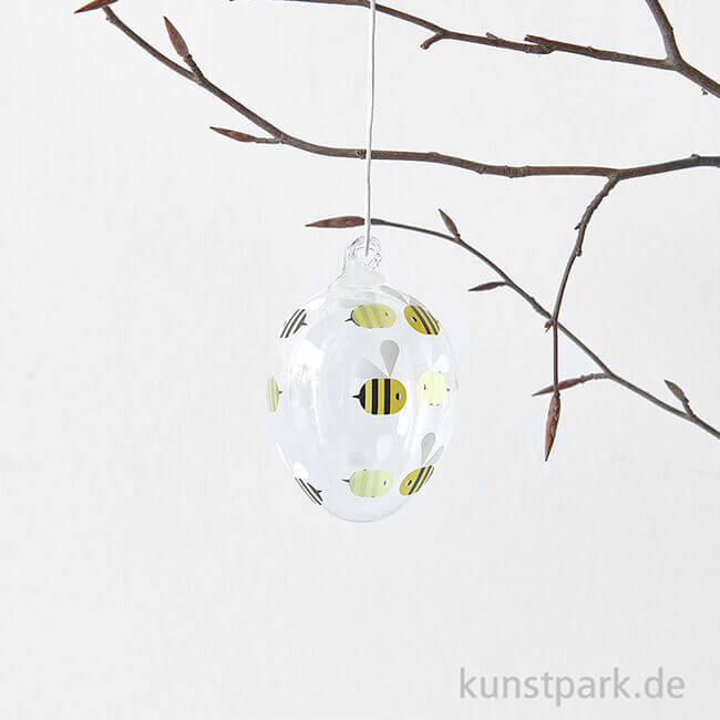 Artikelbild 2 des Artikels “Glas Ei - Biene “