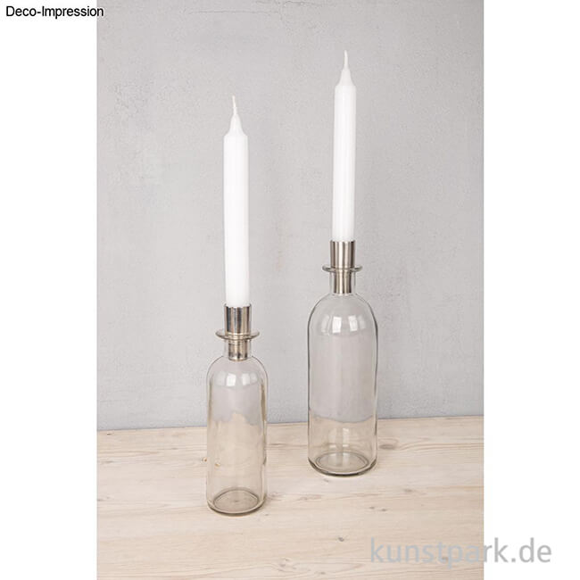 Artikelbild 2 des Artikels “Glasvase, 5,5 cm Durchmesser, Höhe 16 cm, Öffnung 1,8 cm, 225 ml “