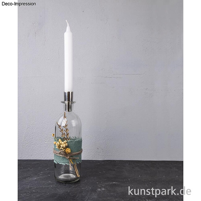Artikelbild 2 des Artikels “Glasvase, 7 cm Durchmesser, Höhe 20 cm, Öffnung 1,8 cm, 475 ml “