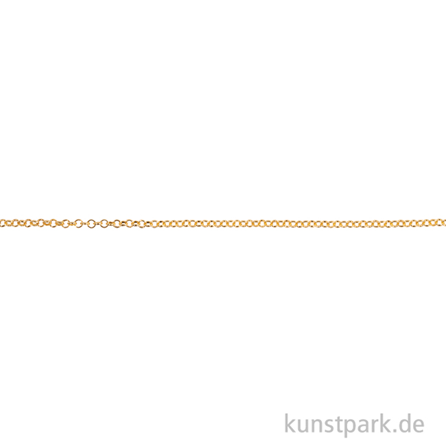 Artikelbild 2 des Artikels “Gliederkette Ringe, Gold, Ring ø 4 mm, Länge 80 cm “