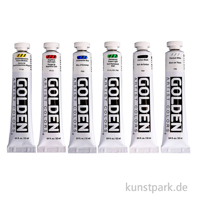 Artikelbild 2 des Artikels “GOLDEN Heavy Body Acryl - Intro Set, 6 x 22 ml “