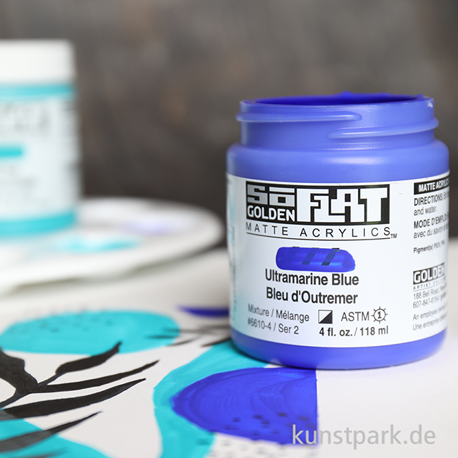 Artikelbild 2 des Artikels “GOLDEN SoFlat - Matte Acrylfarbe “