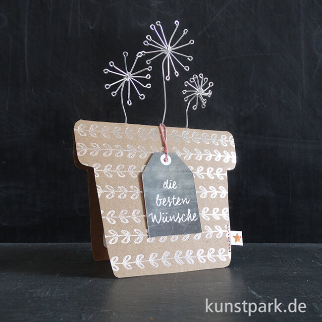 Artikelbild 2 des Artikels “Good old friends - Blumentopf Karte, Die besten Wünsche “