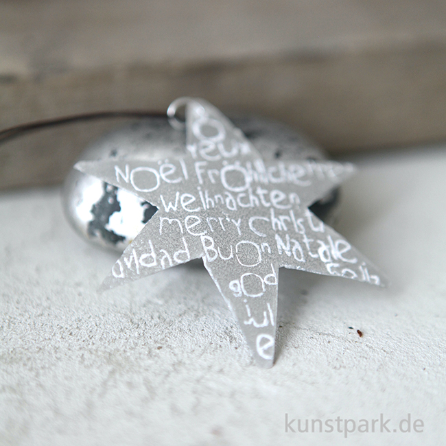 Artikelbild 2 des Artikels “Good old friends - Capizstern, Silber, Fröhliche Weihnachten “