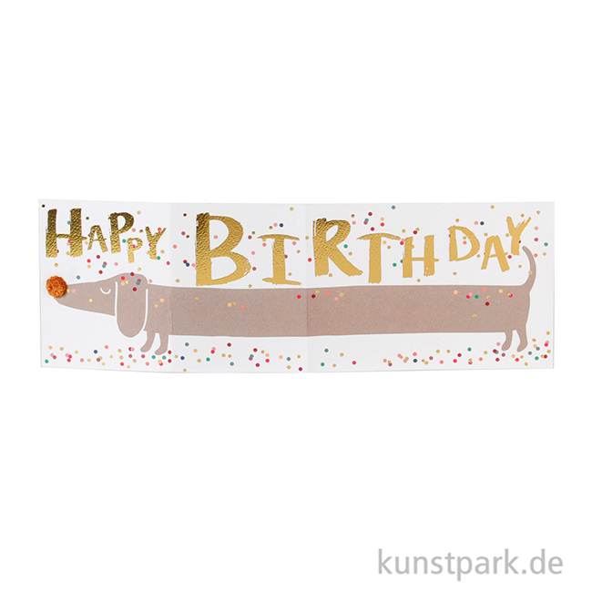 Artikelbild 2 des Artikels “Good old friends - Dackelkarte, Happy Birthday “