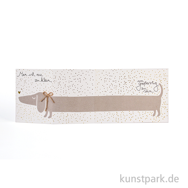 Artikelbild 2 des Artikels “Good old friends - Dackelkarte, Man ist nie zu klein “