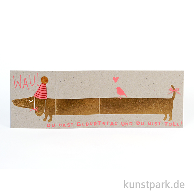 Artikelbild 2 des Artikels “Good old friends - Dackelkarte, Wau, Du hast Geburtstag “