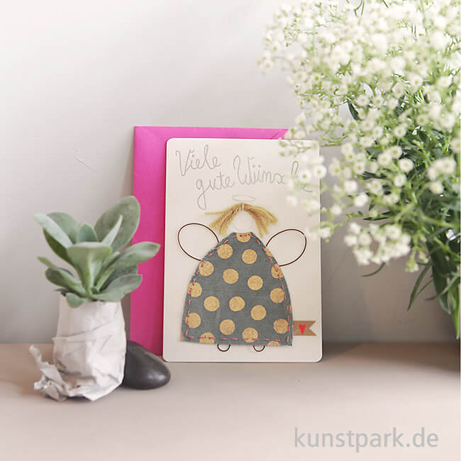 Artikelbild 2 des Artikels “Good old friends - Engelchen Karte, Viele gute Wünsche “