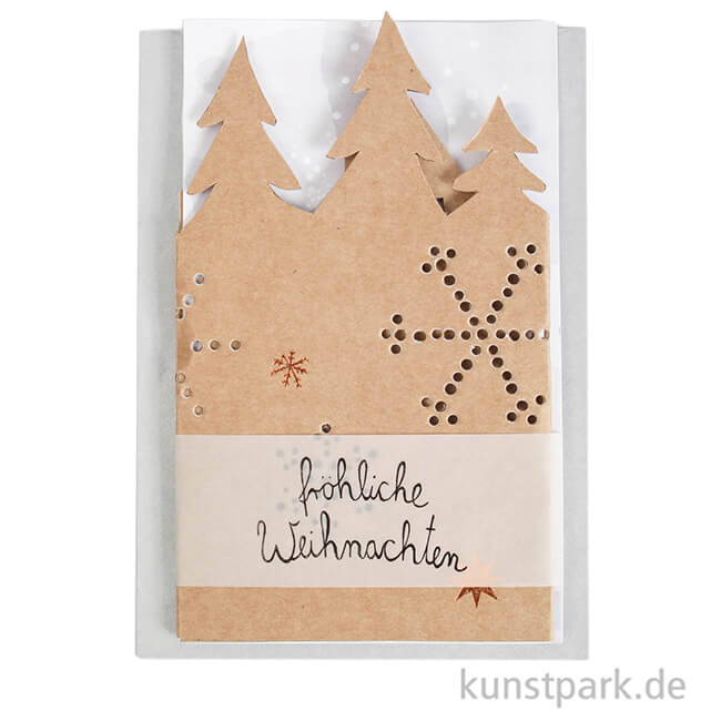 Artikelbild 2 des Artikels “Good old friends - Fensterbildkarte, Fröhliche Weihnachten “