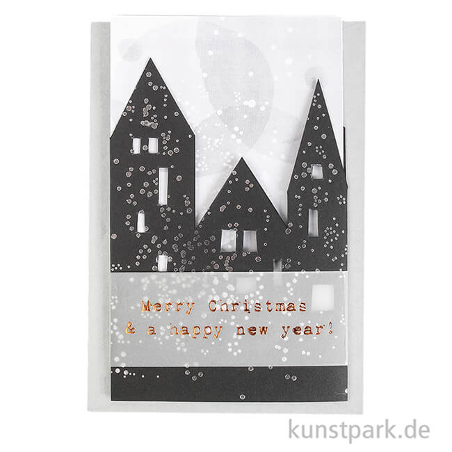 Artikelbild 2 des Artikels “Good old friends - Fensterbildkarte, Merry Christmas “