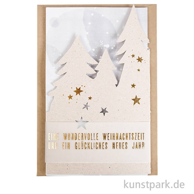 Artikelbild 2 des Artikels “Good old friends - Fensterbildkarte, Wundervolle Weihnachtszeit “