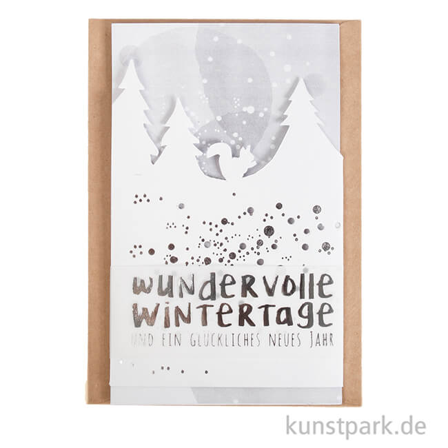 Artikelbild 2 des Artikels “Good old friends - Fensterbildkarte, Wundervolle Wintertage “