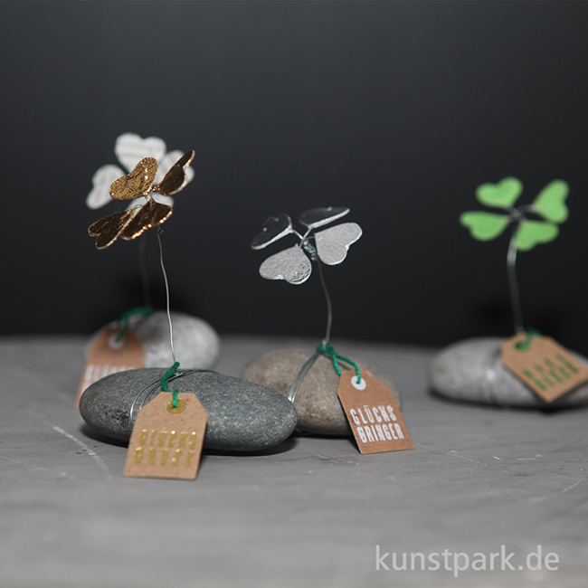 Artikelbild 2 des Artikels “Good old friends - Glücksklee Stein, Silber “