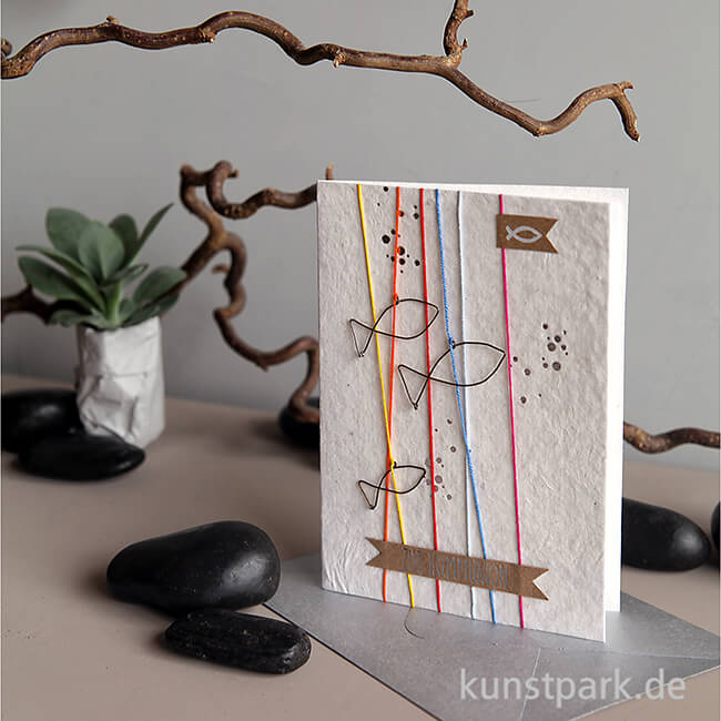 Artikelbild 2 des Artikels “Good old friends - Konfirmationskarte, Fisch “