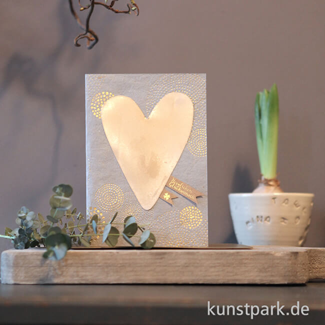 Artikelbild 2 des Artikels “Good old friends - Metallherzkarte, Herzlichen Glückwunsch “
