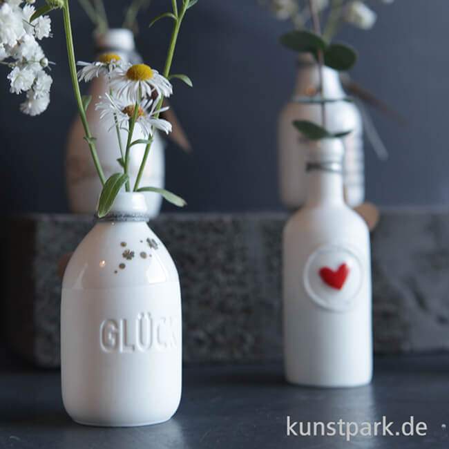 Artikelbild 2 des Artikels “Good old friends - Mini Flaschenvase, Glück “