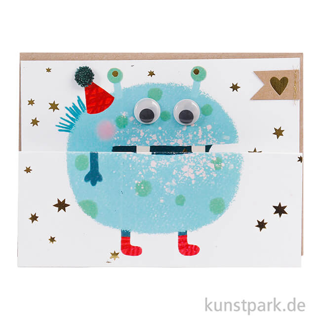Artikelbild 2 des Artikels “Good old friends - Monsterkarte, Alles Gute, Blaues Monster “