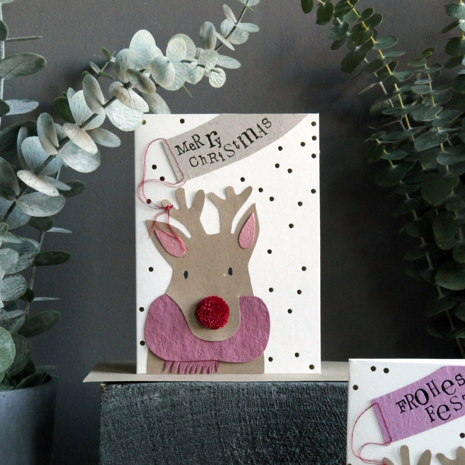 Artikelbild 2 des Artikels “Good old friends - Rentierkarte, Merry Christmas “