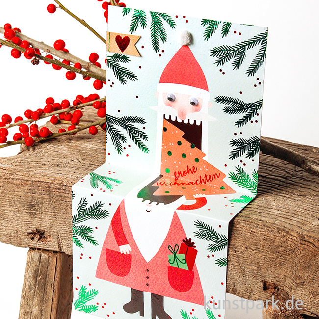 Artikelbild 2 des Artikels “Good old friends - Weihnachtskrümelkarte, Baum, Frohe Weihnachten “