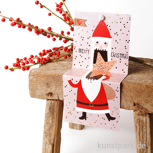 Artikelbild 2 des Artikels “Good old friends - Weihnachtskrümelkarte, Stern, Merry Christmas “